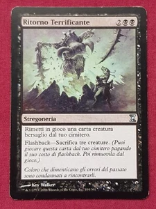 Magic The Gathering ITALIAN TIME SPIRAL DREAD RETURN black card MTG - Picture 1 of 2