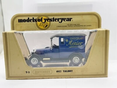 VINTAGE MATCHBOX MODELS OF YESTERYEAR Y-5 1927 TALBOT "CHOCOLAT MENIER" DIECAST - Image 1 of 4