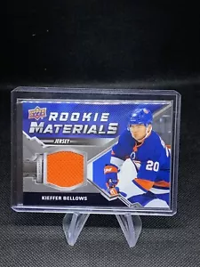 20/21 UD Series 2 - KIEFFER BELLOWS ROOKIE MATERIALS #RM-KB New York Islanders - Picture 1 of 2