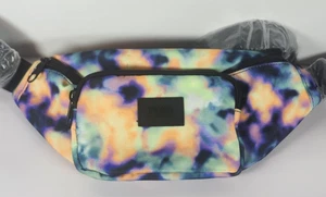 Victoria’s Secret Pink Tie Dye Oversized Fanny Pack / Belt Bag NWT Multi-Color - Picture 1 of 10