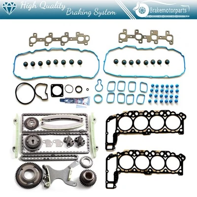 Conjunto de junta de cabeça bomba de água corrente de temporização para 4.0L 2009 Nissan Frontier Pathfinder - Imagem 1 de 4