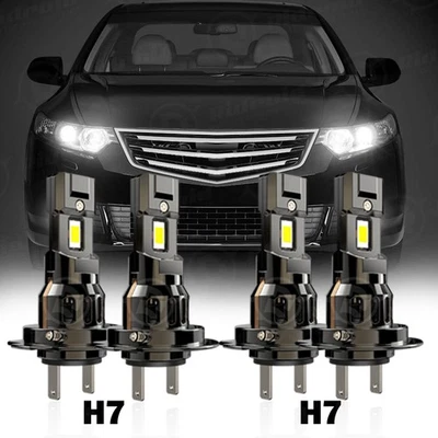 For Mercedes-Benz C250 C300 C350 - 4pc Combo Headlight High Low Beam LED Bulbs - Изображение 1 из 4
