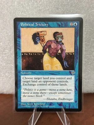 Magic the Gathering - Mirage - Political Trickery - 1996 MTG 🔥 - Image 1 of 2
