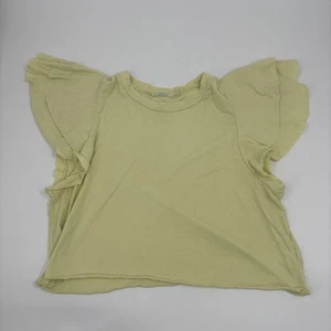 Kimchi Blue Yellow Size XL Flutter Sleeve Blouse - Bild 1 von 9