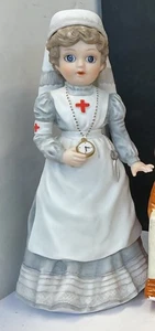 ENESCO 1981 NURSE CLARA FIGURINE - THE VICTORIANS - CLARA BARTON READ - Picture 1 of 1