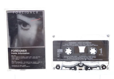 Foreigner Inside Information Cassette Tape 1987 - Image 1 of 2
