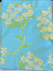 Lilly Pulitzer Garnet Hill 69" X 72" Shower Curtain Cotton Yellow Green Blue - Picture 1 of 6