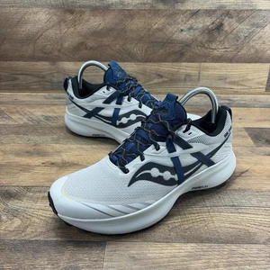 Saucony Ride 15 TR Mens 7.5 Shoes Fog/Twilight Running Trail Outdoor Causal - Picture 1 of 14