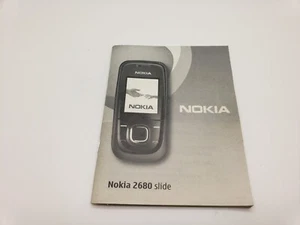 New English Nokia 2680 Slide Mobile Phone User Guide Manual 3POSTUK - Zdjęcie 1 z 4