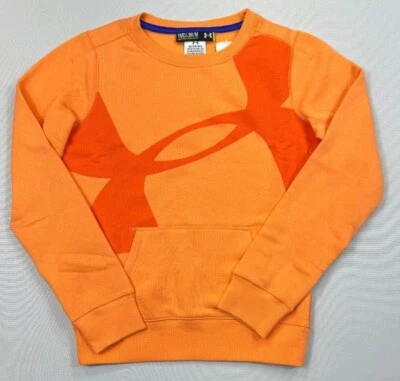 Girl's Youth Under Armour Cold Gear Loose Fit Fleece Sweatshirt Medium - Image 1 of 2