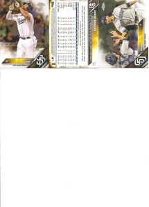 2016 Topps Chrome Baseball San Diego Padres Master Team Set (4) Tony Hawk! - Picture 1 of 2