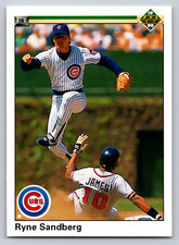 1990 Upper Deck #324 Ryne Sandberg Chicago Cubs Baseball Card