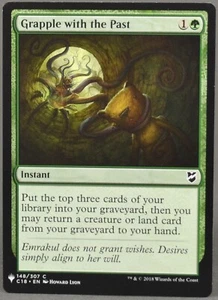 2018 Magic the Gathering Gaming Card #148 Grapple with the Past Commander 2018 - Bild 1 von 2