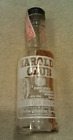 RARE VTG Harold's Club Reno Nevada Miniature Mini Whiskey Glass Bottle Tax Strip