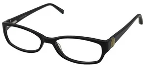 Jones New York Womens Rectangle Black Plastic Eyewear Frame J214. 49mm - Picture 1 of 15