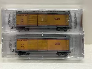 N Scale Micro Trains MTL 023 44 340 Union Pacific Express Box Car 2-Pack - Picture 1 of 3