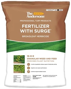 The Andersons Surge Weed and Feed 16-0-9 Post-Emergent Weed Control 40lb - Picture 1 of 5