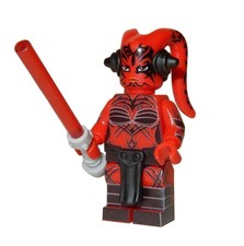 **NEW** Custom Printed - DARTH TALON - Sith Twi'lek Star Wars Block Minifigure