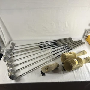 Golden Bear Tour Irons 6, 7 & 8 Hybrids 5 & 6 Woods 3, 5 & 7 & Driver 65G W/case - Picture 1 of 24