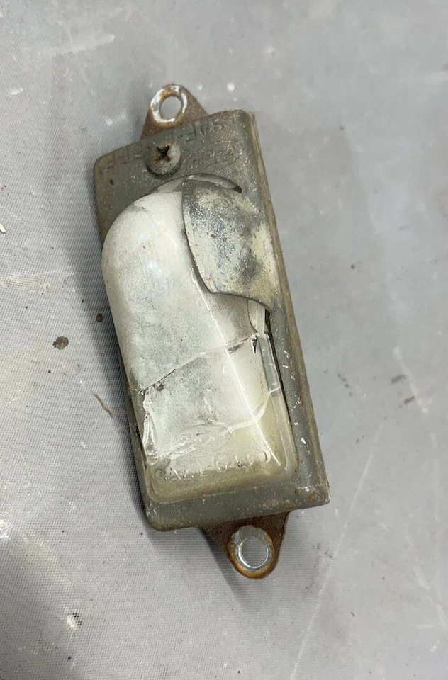 1965 1966 1967 Ford Galaxie License Plate Light Rear Back Bumper Lamp Parklane - Image 1 of 4