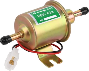 12V Universal Elektrische Kraftstoffpumpe, Niederdruck 2,5-4 PSI Inline Kraftstoffpumpe, Gas D - Bild 1 von 12