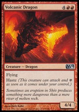 4x MTG: Volcanic Dragon - Red Uncommon - M12 - Magic Card