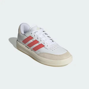 Adidas Courtblock IF6507 Sneaker Men White Red 3-Stripes Sportswear Shoes TF6936 - Picture 1 of 24