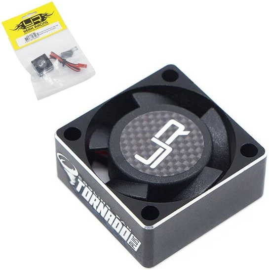 NEW Yeah Racing YA-0471BK Tornado Plus Alum. Case High Speed Cooling Fan 25 X 25 - Image 1 of 1