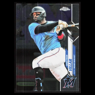 Jonathan Villar #U-13 2020 Topps Chrome Update Miami Marlins Baseball Card MLB - Image 1 of 3