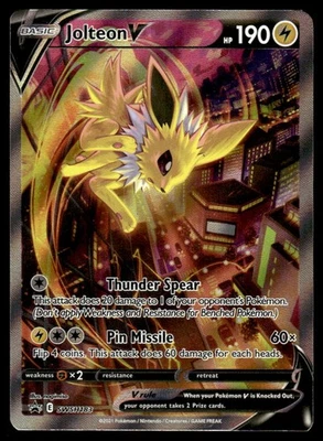 Pokemon TCG SWSH: Sword & Shield Promo Cards #SWSH183 Jolteon V NM - Image 1 of 2