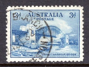 Australia Scott # 131 VF Used 1932 3 Pence Sydney Harbor Bridge #2 - Picture 1 of 1