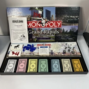 Vintage Monopoly Grand Rapids Michigan Rarität Edition 2004 komplett Hasbro EUC - Bild 1 von 11