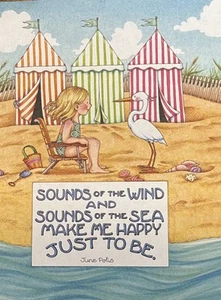 Mary Engelbreit Handmade Magnet-Sounds Of The Wind - Picture 1 of 3