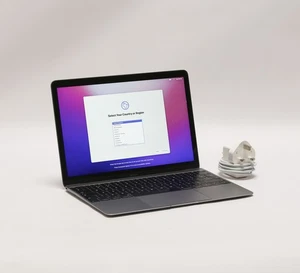 12-inch Apple Macbook "Core M" 1.1GHz 8GB RAM 256GB SSD A1534 Early 2016 25780 - Afbeelding 1 van 13
