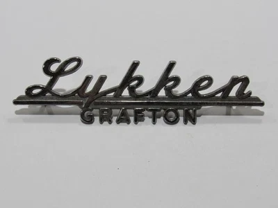VTG Lykken Pontiac-Buick Grafton North Dakota Metal Dealership Emblem Badge Tag - Image 1 of 2