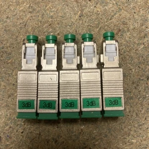 5Pcs Fiber Optic Attenuator 3dB SC/APC, Single Mode Male-Female Fiber - Picture 1 of 2