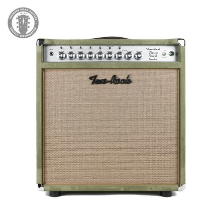 New Two Rock Classic Reverb Signature 50w Combo Moss Green Suede / Cane Grill - Image 1 of 4