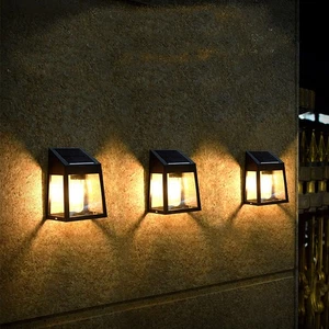 2X Lámparas de Pared LED Control de Luz Exterior Impermeable Jardín Caseta Patio Decoración - Imagen 1 de 10
