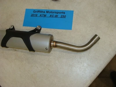 2018 KTM xc-w 250 300 silencer exhaust muffler oem original  - Image 1 of 4