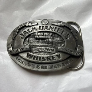 Vintage 1999 Jack Daniels alte Nr. 7 Tennesse Whiskey METALL GÜRTELSCHNALLE - Bild 1 von 3