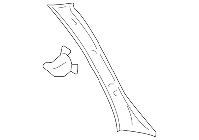 Borde de pilar de parabrisas genuino GM 15782066 Foto 1 de 2