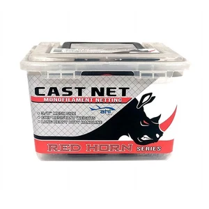 Ahi USA 20 Series Red Horn Cast Net 3', 3/8" Mesh - Picture 1 of 10
