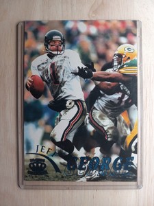 1996 Pacific Gridiron Football Card #8 Jeff George 