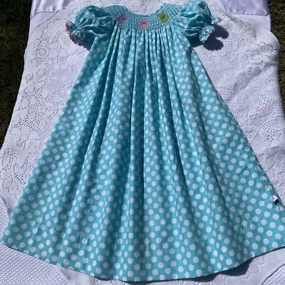 Vestido de Páscoa Lolly Wolly Doddle meninas tamanho 4 - Imagem 1 de 4