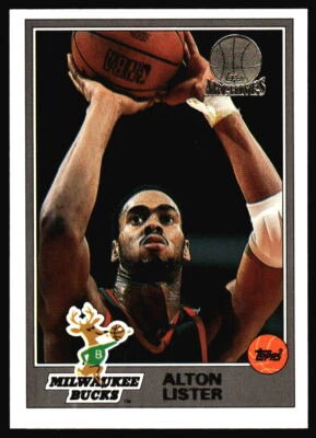 1992-93 Topps Archives Alton Lister #17 Milwaukee Bucks - Image 1 of 2