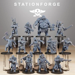 Corrupted Guard (x13)/TTRPG/Wargaming/Kill Team/Grimdark/Station Forge - Picture 1 of 8