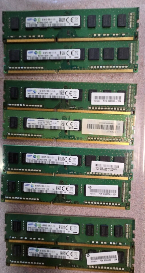 8GB (2 x 4GB) Samsung DDR3 1600MHz PC3-12800 RAM - Image 1 of 1