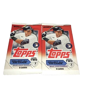 (2) Packs of 2023 Topps Series 2 Baseball-5 Cards Pks-Factory Sealed-Free Ship!! - Picture 1 of 2