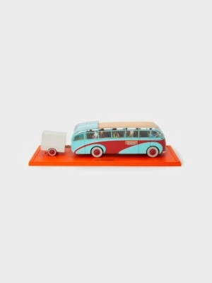 Figura de coche de autobús HERGE TINTIN SWISSAIR 1/43 mercancías auténticas - Imagen 1 de 4