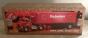 ERTL H609, BUDWEISER TRACTOR TRAILER, 1954 GMC SERIES 950 DIE-CAST, NEW - Picture 1 of 6